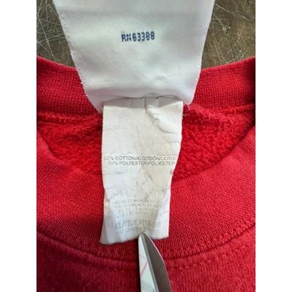 "LOGO ATHLETIC" VTG Detroit Red Wings Sweatshirt  SZ XL 90's Y2K Hockey NHL - Picture 4 of 10